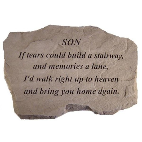 Kay Berry Inc Kay Berry- Inc. 99720 Son-If Tears Could Build A Stairway - Memorial - 16 Inches x 10.5 Inches x 1.5 Inches 99720